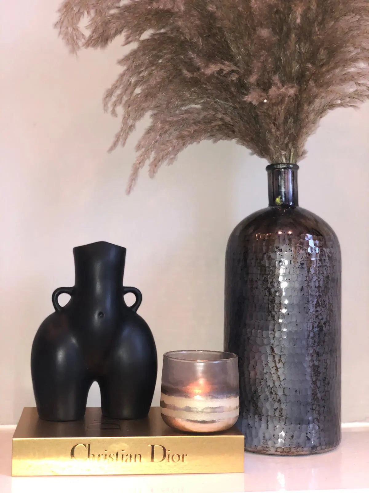 Black Luxury Cheeky Bum Vase Croft Home Decor