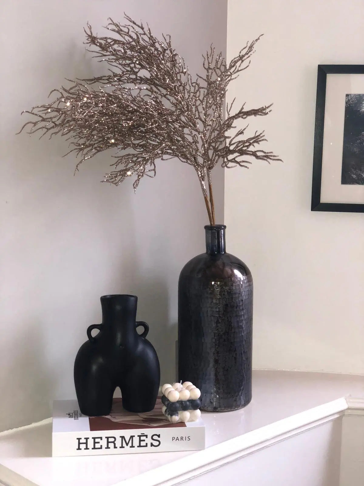 Black Luxury Cheeky Bum Vase Croft Home Decor