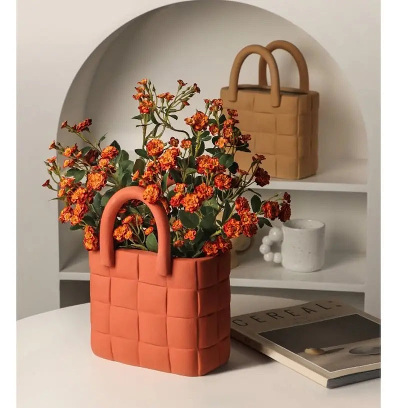 Handbag Creative Vase Croft Home Decor