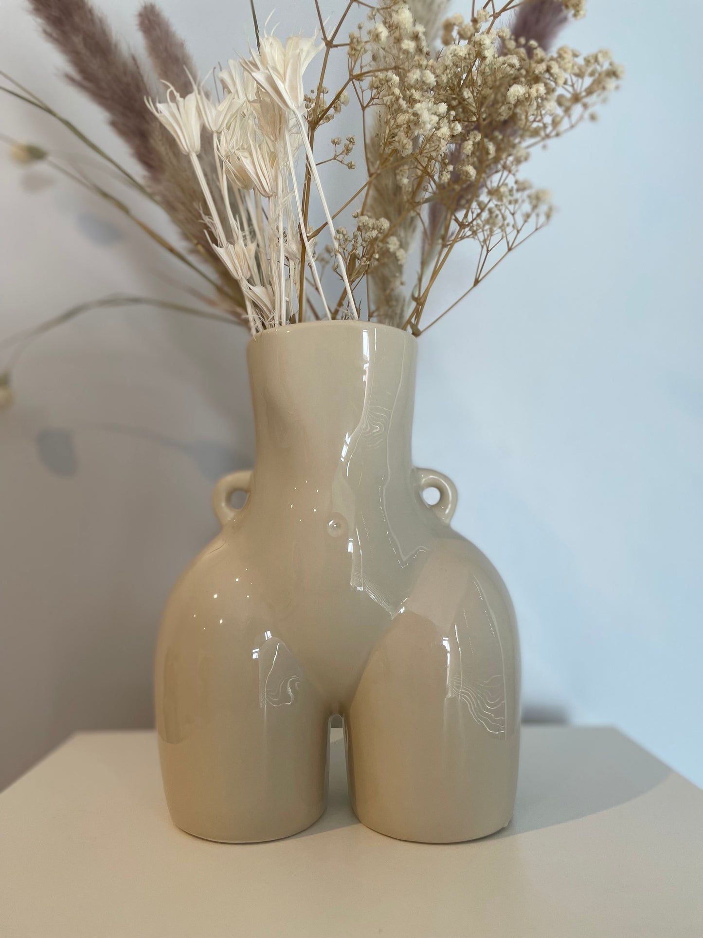Beige Luxury Cheeky Bum Vase