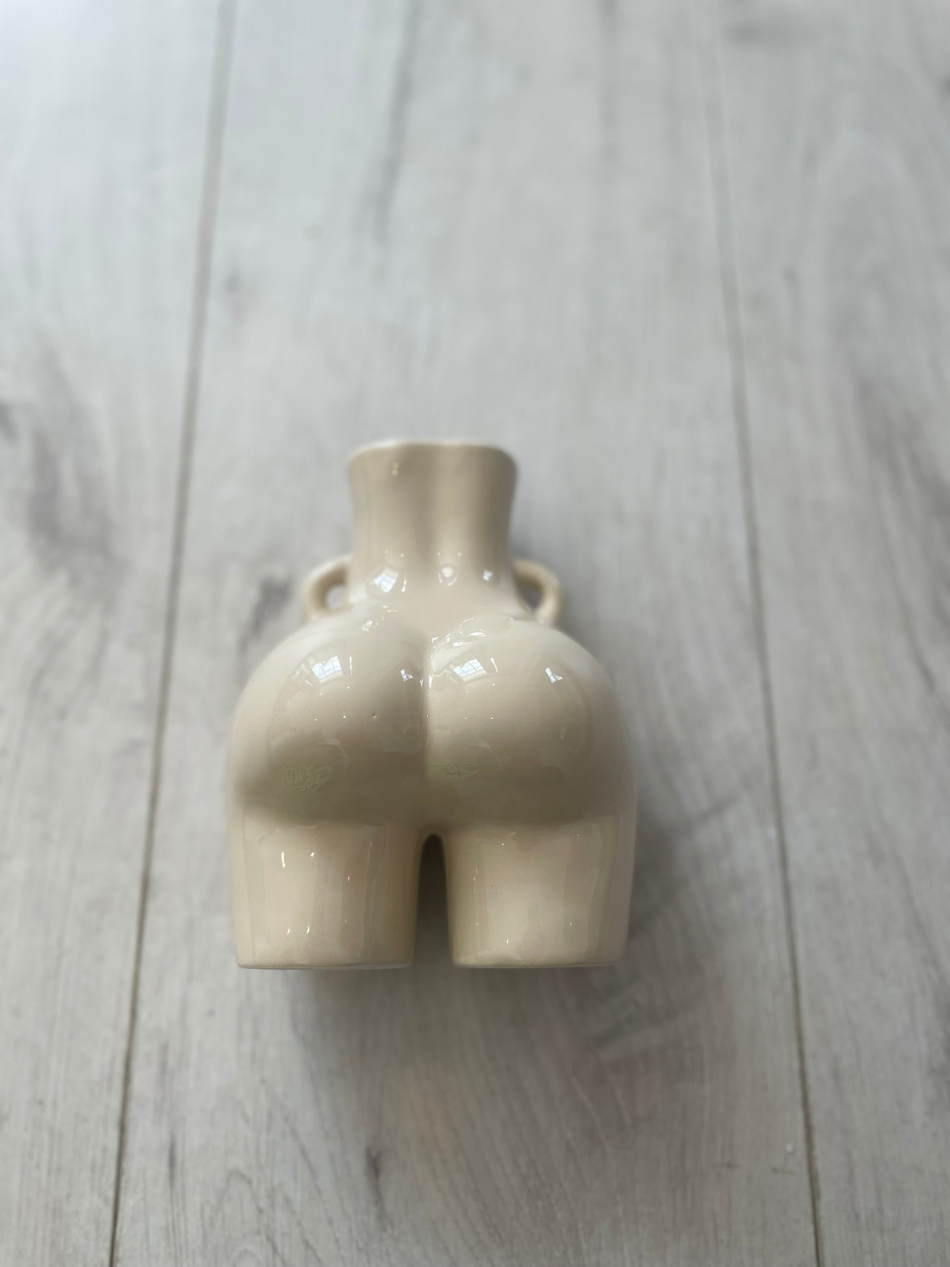 Mini Beige Cheeky Bum Vase Croft Home Decor