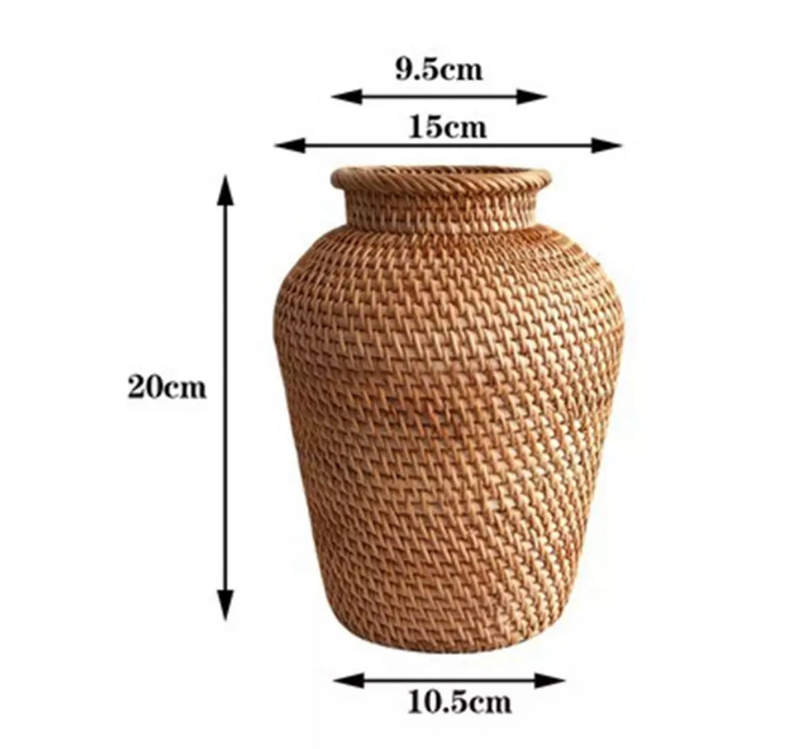 Rattan Woven Vase Croft Home Decor